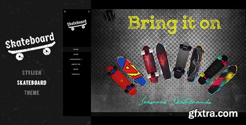 ThemeForest - Skate board v1.0 - Fullscreen Sports Shopify Theme - 17749431