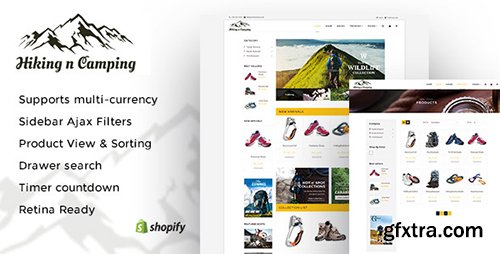 ThemeForest - Hiking and Camping v1.0 - An Outdoor Shopping Experience Shopify Theme - 19118831