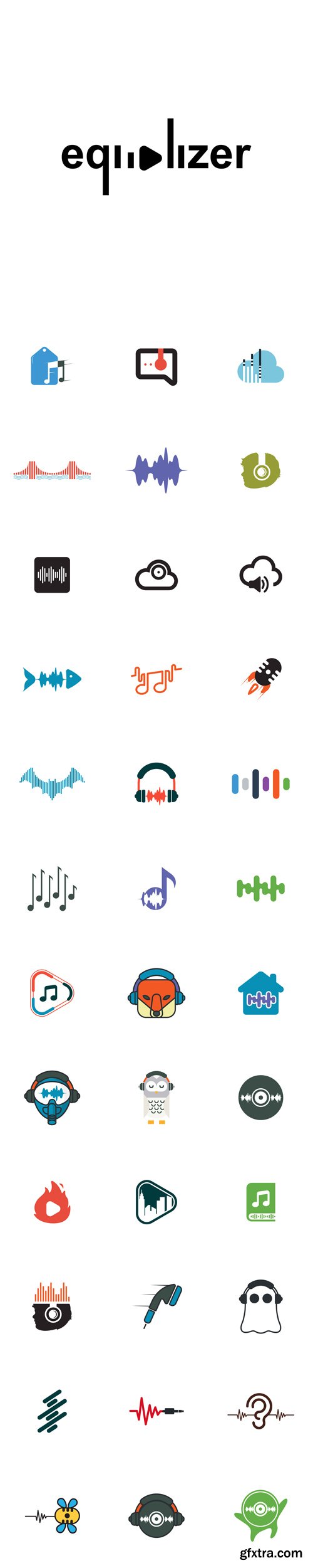 Vector Set - Music Logos Design