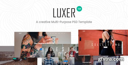 ThemeForest - Luxer - Creative Multi-Purpose PSD Template 18841648