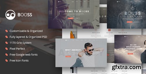 ThemeForest - Booss | Creative Multipurpose Marketing PSD Template 16920726