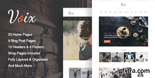 ThemeForest - Voix - Blog PSD Template 18323734