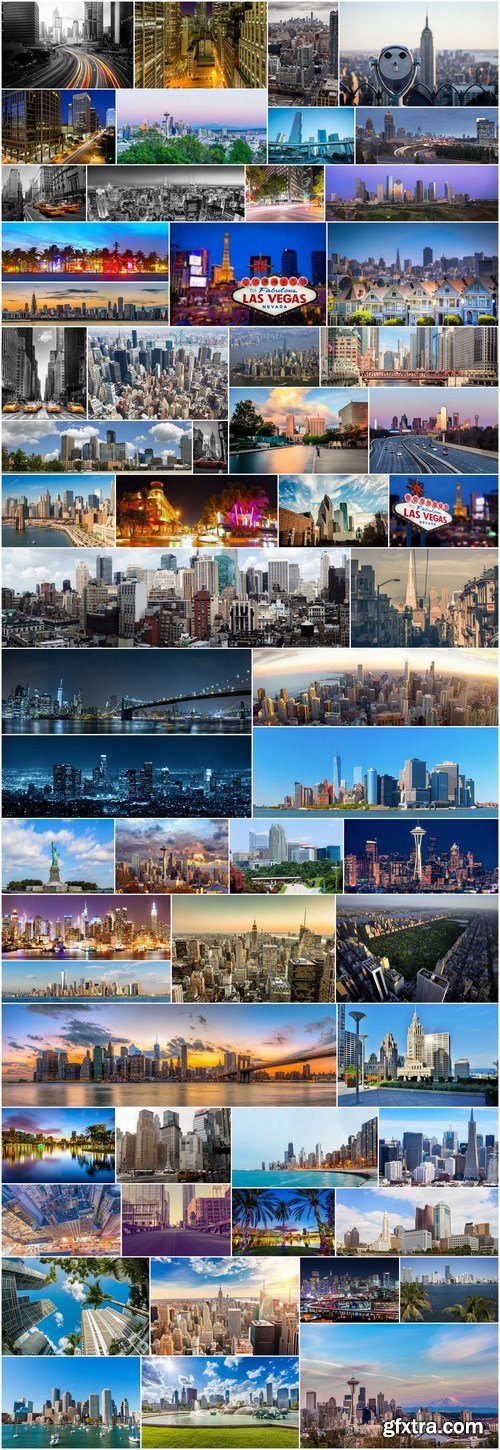 American cities and architecture - 60xUHQ JPEG