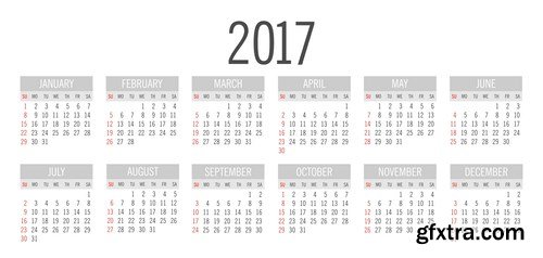 Calendar 2017 - 24xEPS