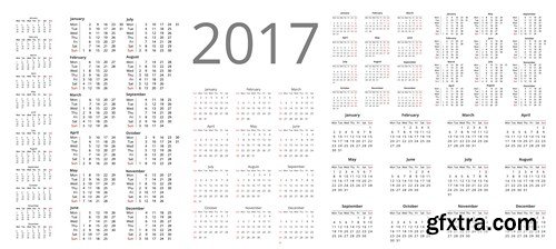 Calendar 2017 - 24xEPS