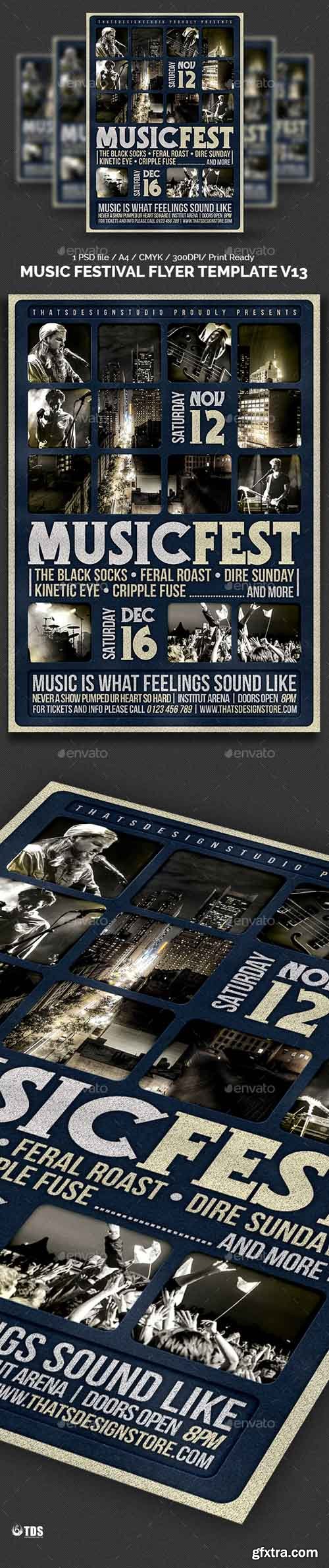 GR - Music Festival Flyer Template V13 14173238