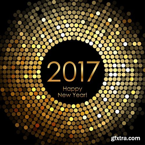 New Year Design 2017 part 5 - 28xEPS, AI