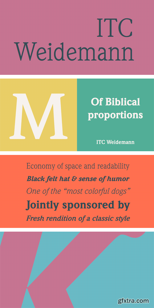 ITC Weidemann Font Family