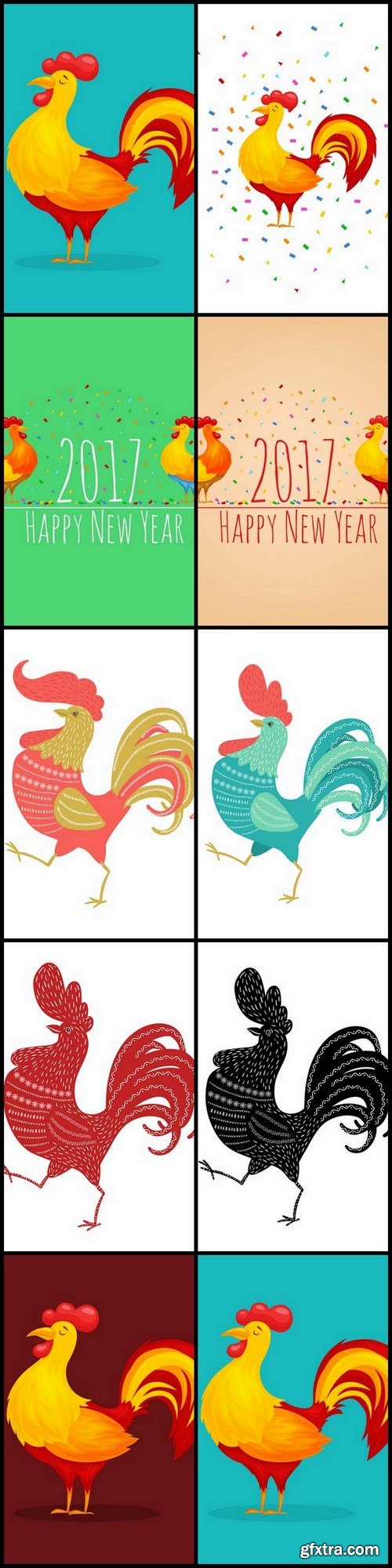 chicken - 9 EPS Vector Stock