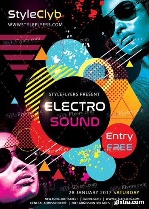 Electro Sound PSD V13 Flyer Template