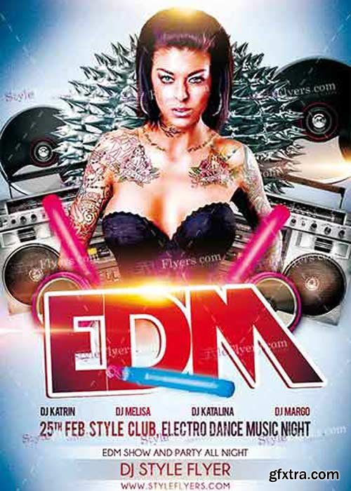 EDM PSD V17 Flyer Template