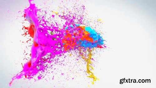 Videohive Colorful Splash Logo 18279130