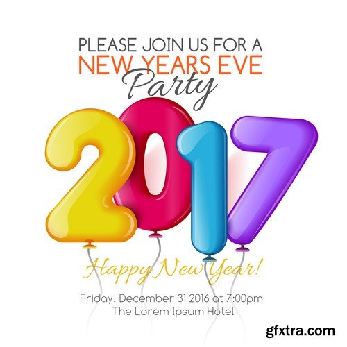 New Year Design 2017 part 6 - 26xEPS