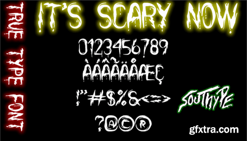 its Scary Now St font