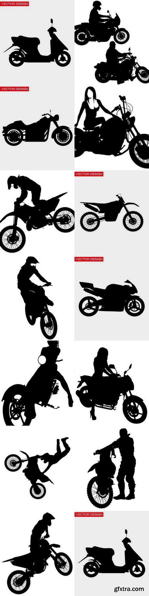 Moto - 13 EPS Vector Stock