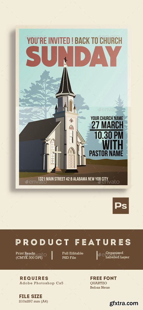 GR - Church Event Flyer Poster 15285667