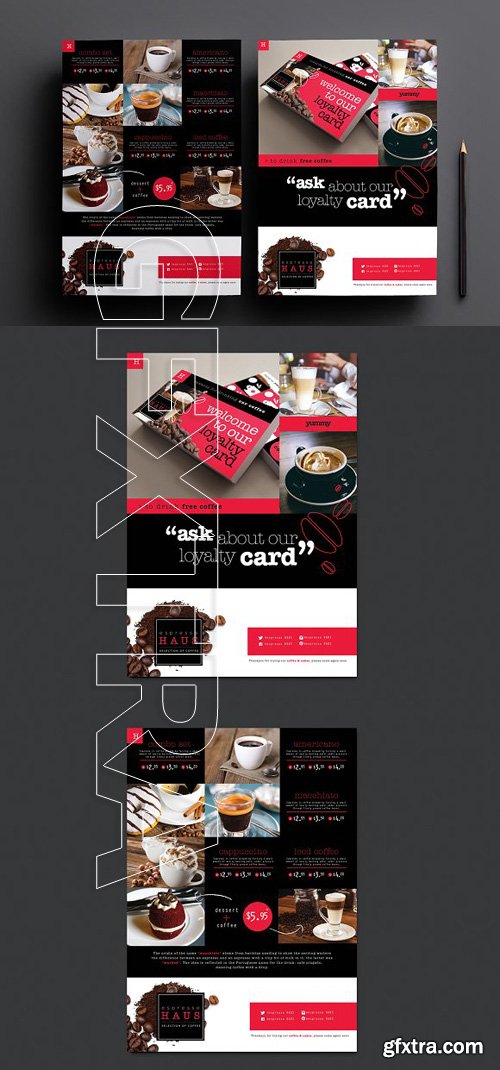 CM A4 Cafe Menu Template 946828