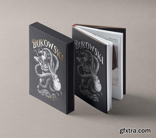 PSD Slipcase Book Mockup Vol 5