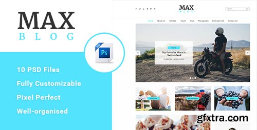 ThemeForest - Max Blog - Personal Blog PSD Template 18438090