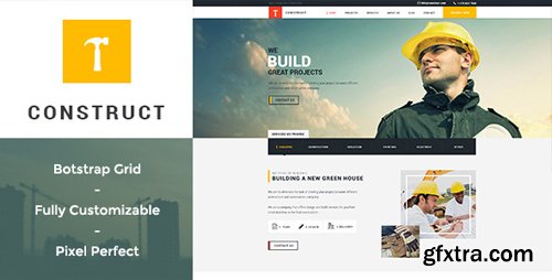 ThemeForest - Construct - Building & Construction PSD Template 10940437