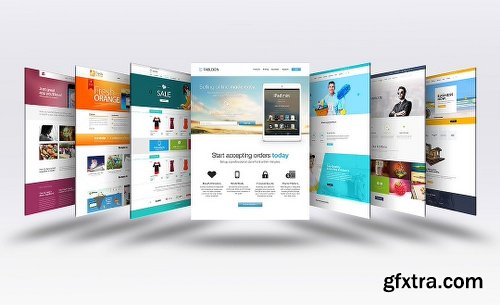 CreativeMarket 3D Website Mock-Up 4 1121447