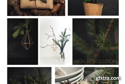 CreativeMarket 65 Dark&light Winter holidays photos 1123099