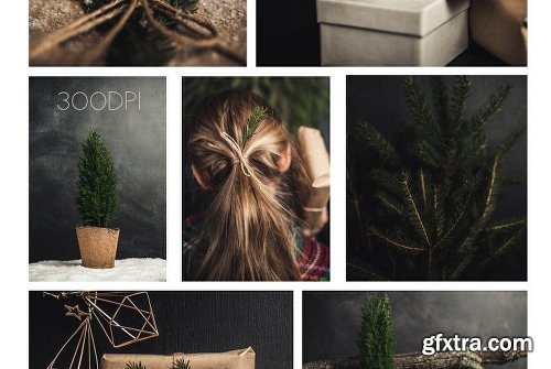 CreativeMarket 65 Dark&light Winter holidays photos 1123099