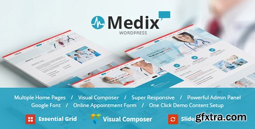 ThemeForest - Medix v1.0 - Health and Medical WordPress - 16849520