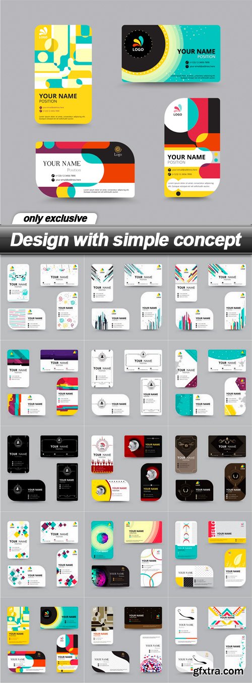 Design with simple concept - 15 EPS