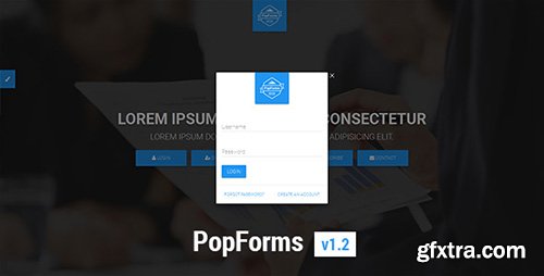 CodeCanyon - PopForms v1.2 - Material Design Responsive Bootstrap Modal Form Set - 16408331