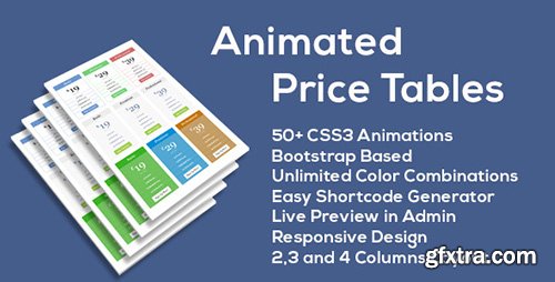 CodeCanyon - Animated Price Tables v2.0 - 12882229