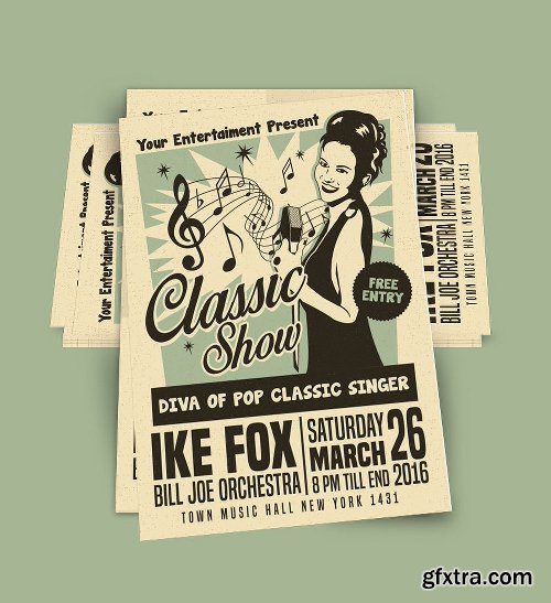 Graphicriver Classic Show Female Solo 15416535