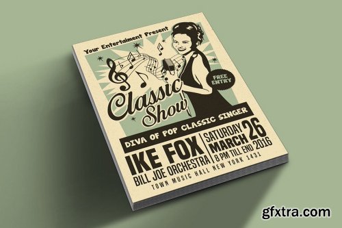 Graphicriver Classic Show Female Solo 15416535