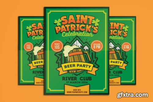 Graphicriver Saint Patrick's Beer Party Poster Flyer 14937332