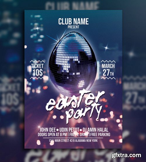 Graphicriver Easter Party Night 15068769