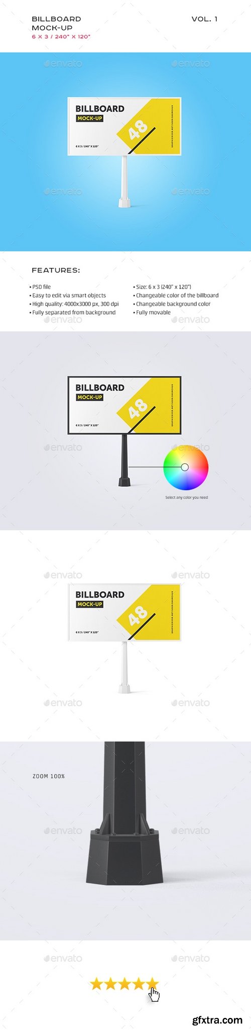 GraphicRiver - Studio Billboard Mock-up 6x3 vol.1 18863841