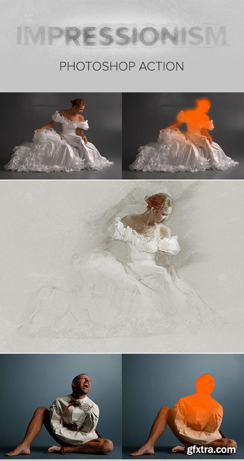 GraphicRiver - Impressionism Photoshop Action - 19168679