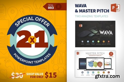 CreativeMarket 2x1 Powerpoint Deal #003 1123884