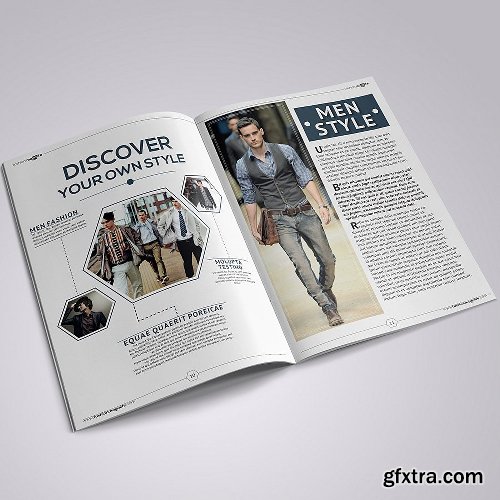 CreativeMarket Magalife Magazine Template 1129862