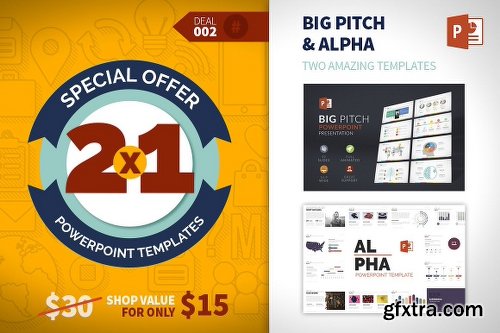 CreativeMarket 2x1 Powerpoint Deal #002 1106880