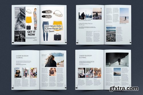 CreativeMarket Simple Magazine Template 1131677