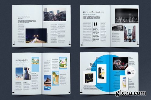 CreativeMarket Simple Magazine Template 1131677