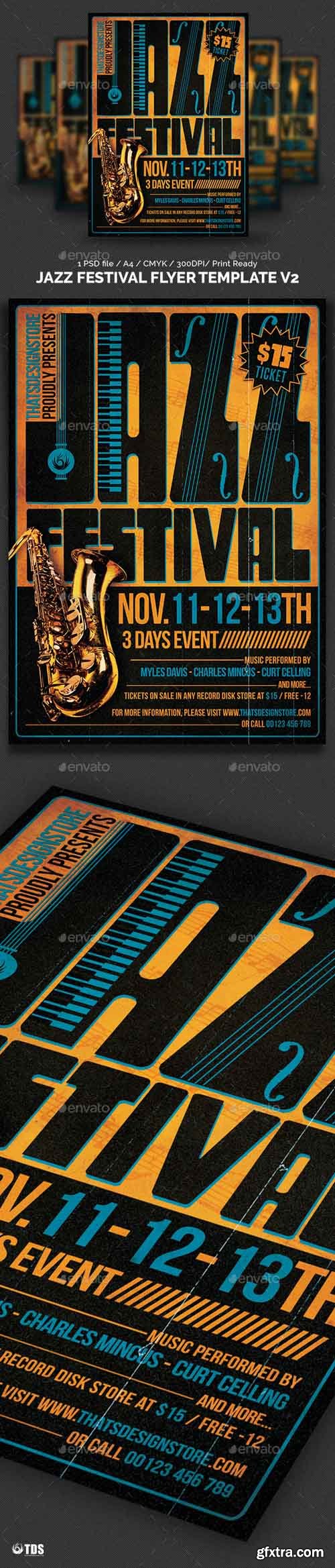 GR - Jazz Festival Flyer Template V2 10187470