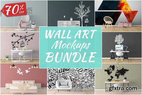 CreativeMarket Wall Art Mockups BUNDLE V13 1129117