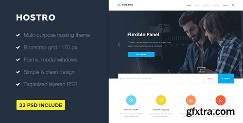 ThemeForest - Hostro — Hosting PSD Theme 11469121