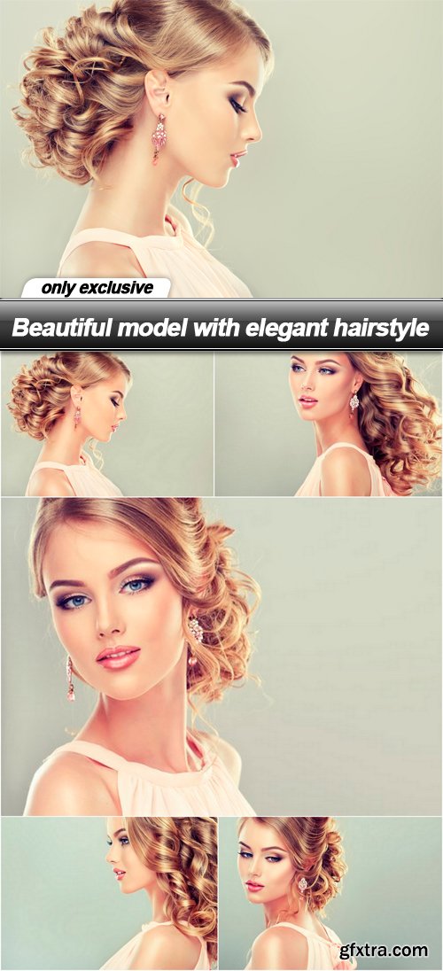 Beautiful model with elegant hairstyle - 5 UHQ JPEG