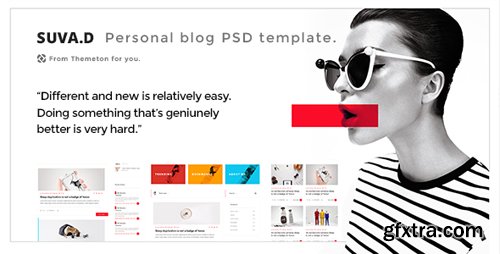 ThemeForest - SUVD - Personal Blog PSD Template 15527998