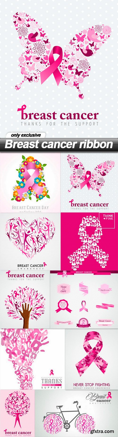 Breast cancer ribbon - 10 EPS