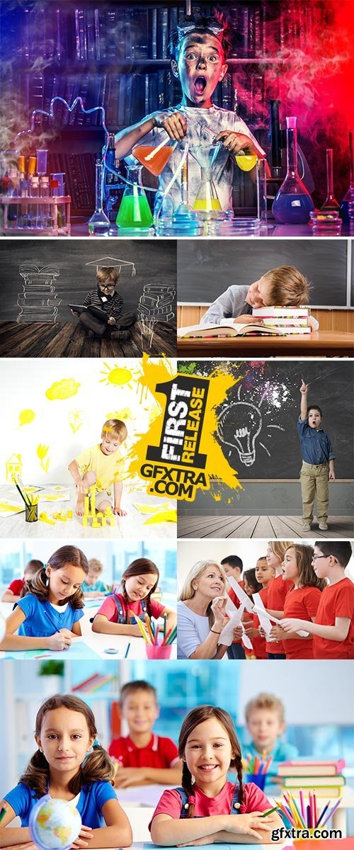 School Kid Education Stock Image