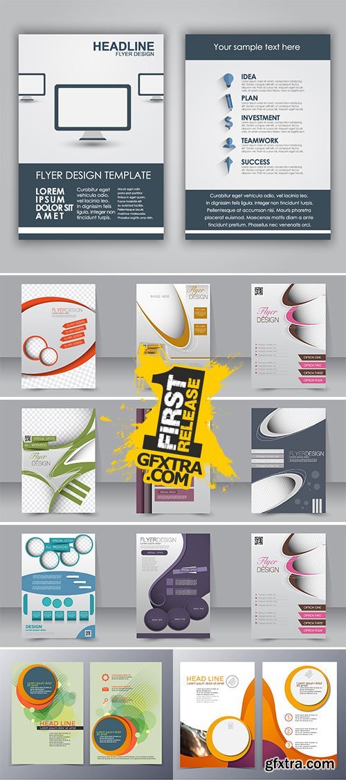 Business Brochure, Flyer template Stock vector